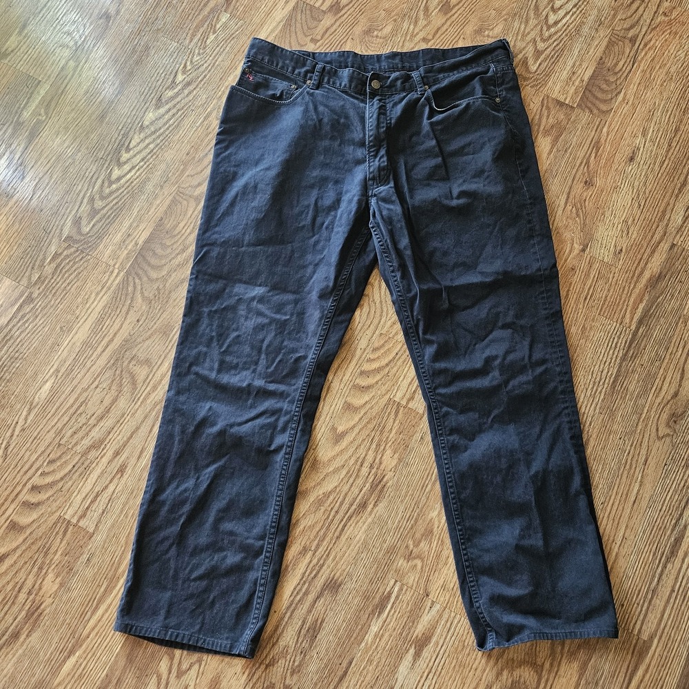Polo Ralph Lauren Jeans Mens 40x32 Navy Blue Denim 100% Cotton RL‎ Logo Patch